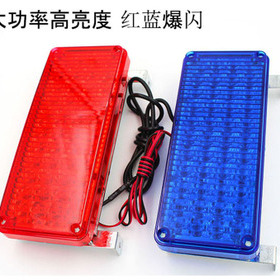 高亮岗亭爆闪灯led警示灯一拖二治安亭双色灯220V12V24V