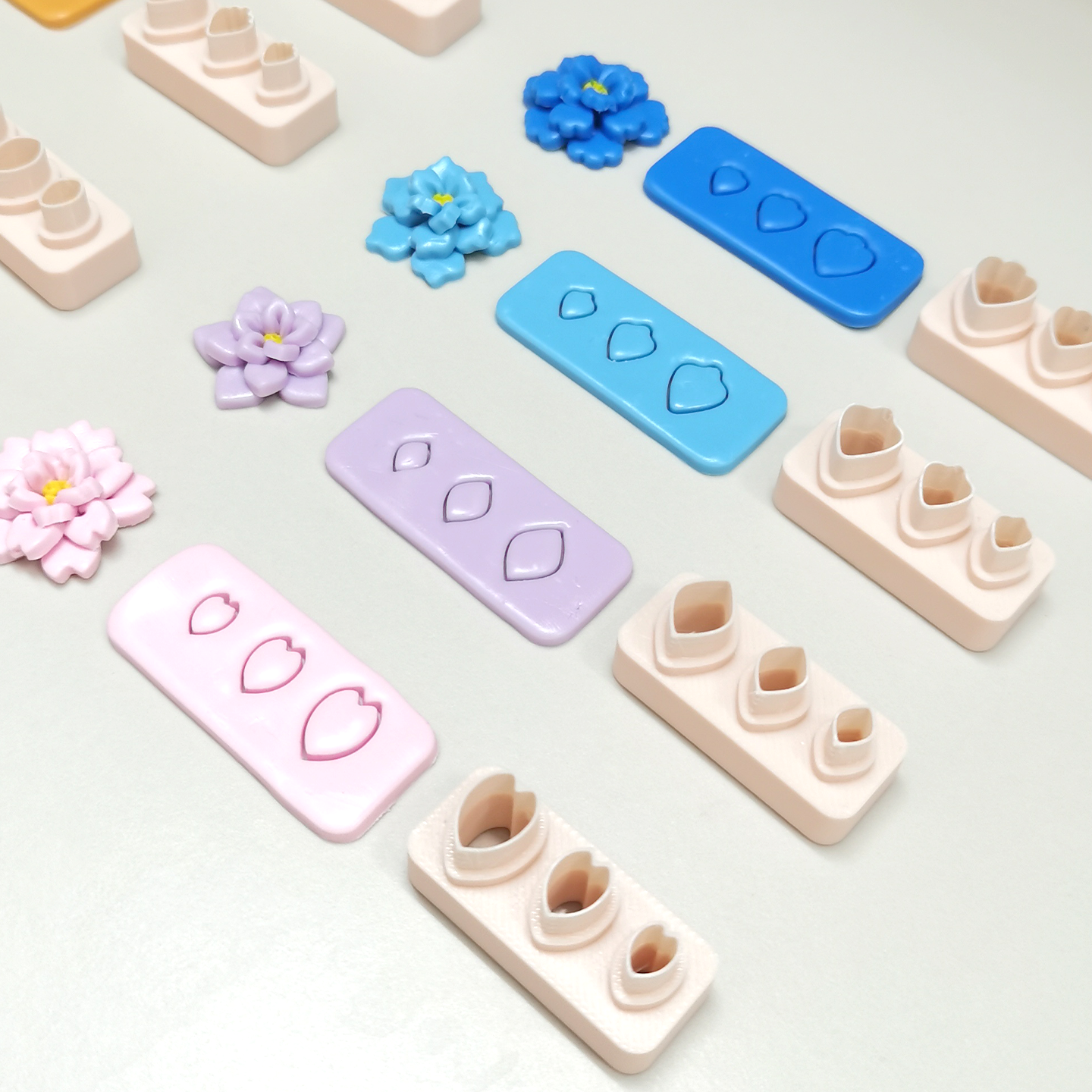 铂蒂芙软陶饰品粘土迷你花瓣模具