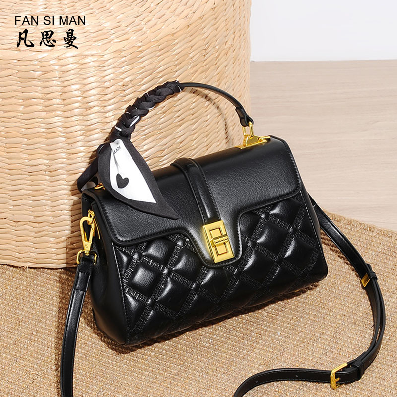 通勤女包2023新款秋冬大容量妈妈包斜挎包精致单肩包时尚手提包