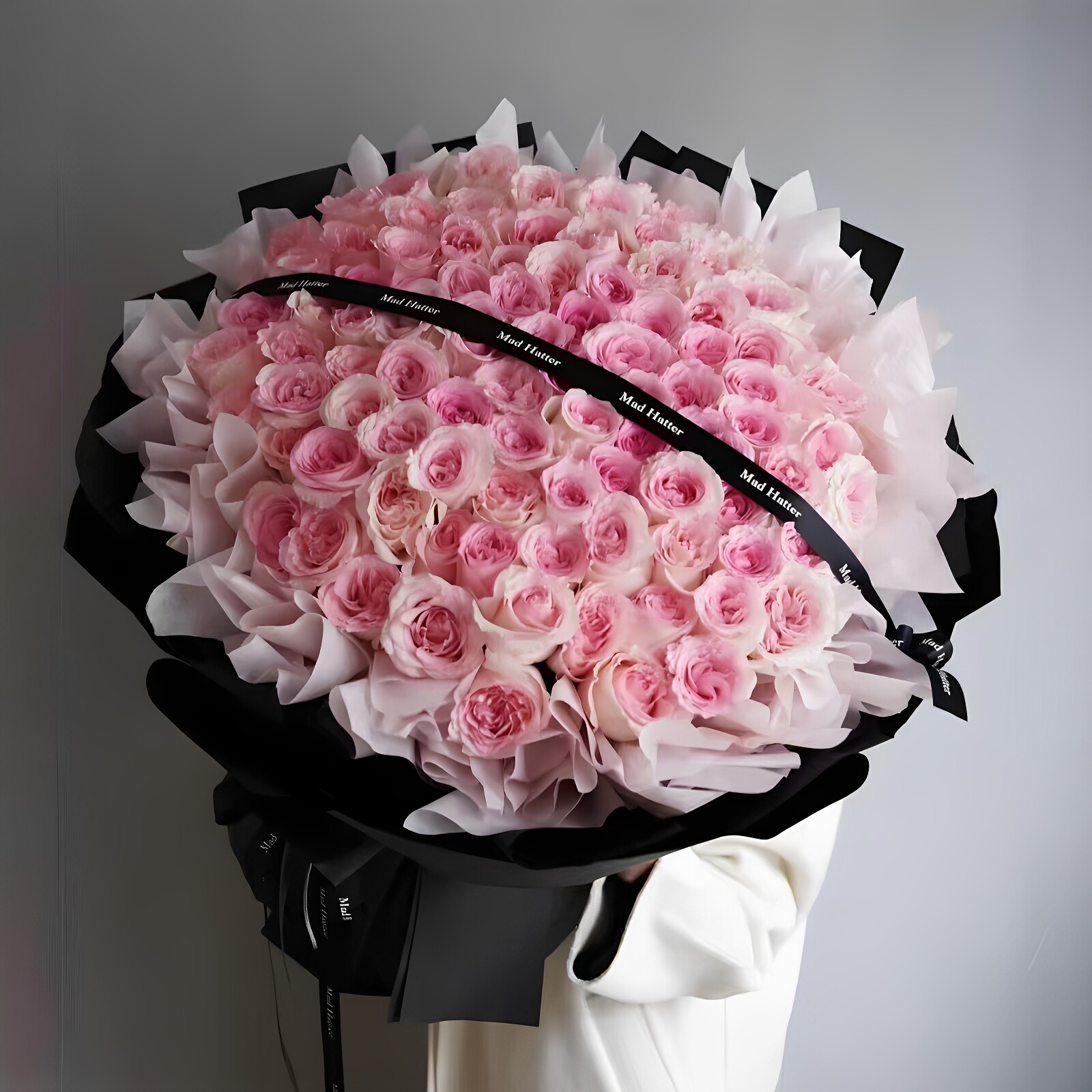 99朵粉玫瑰花束七夕女友求婚礼物生日鲜花同城速递送闺蜜同事庆典