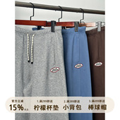 好朋友复古商店·美式 休闲学院显腿长可抽绳百搭 复古加厚加绒卫裤