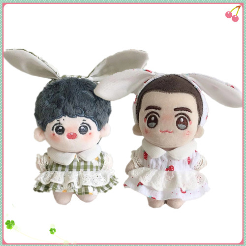 娃衣10cm12cm玩偶公仔兔耳裙子