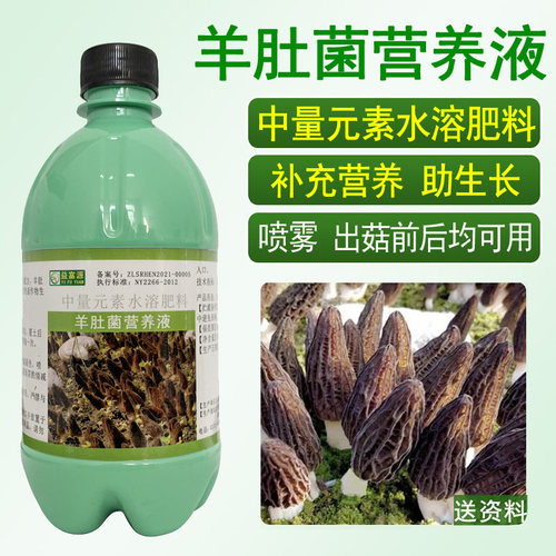 羊肚菌营养液水溶肥催菇增产