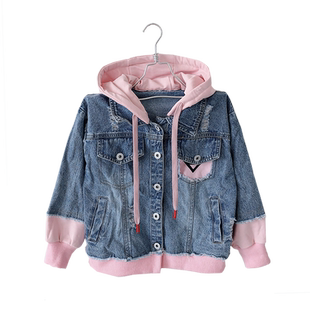 女童牛仔套装2025春装新款女孩洋气韩版网红春秋季儿童韩版两件套