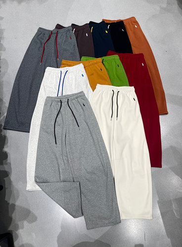 冬季新品N9加绒宽松显瘦洋气百搭运动弯刀卫裤直筒阔腿女休闲裤潮