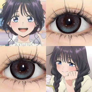 和栗薰子cos美瞳年抛薰香花朵凛然绽放三明治工艺隐形眼镜漫展DTB