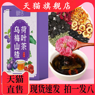 乌梅山楂荷叶茶官方旗舰店直播同款酸甜解腻夏季冷泡茶养生茶.2ep