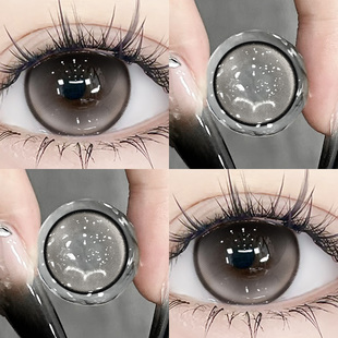 orela火山日落美瞳琥珀泪光年抛大直径棕色三明治工艺隐形眼镜DTB