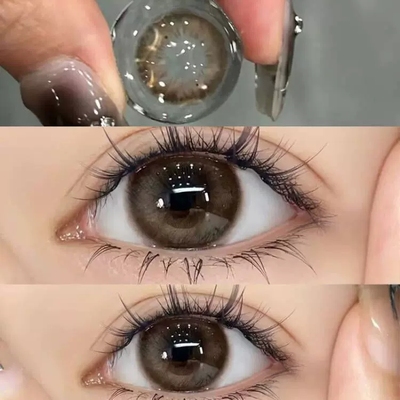 color majority美瞳奚梦瑶同款Sugar Baby半年抛隐形眼镜正品5tb