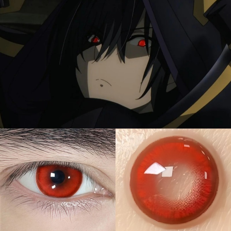 暗影大人希德卡盖诺cos美瞳半年抛想要成为影之实力者隐形眼镜2PW