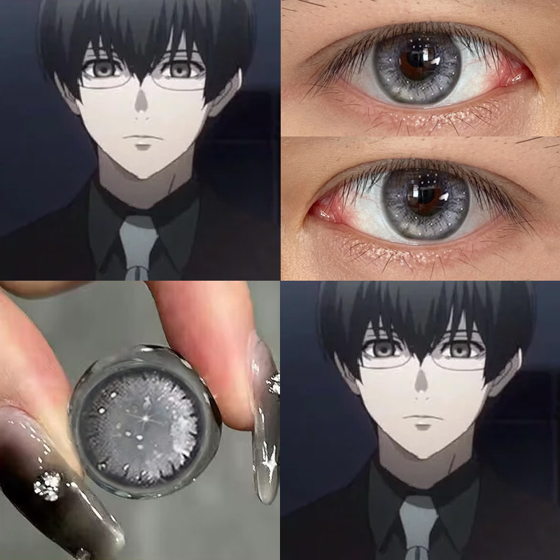 金木研cos美瞳半年抛直径万圣节混血款年抛官网隐形眼镜旗舰店FPW