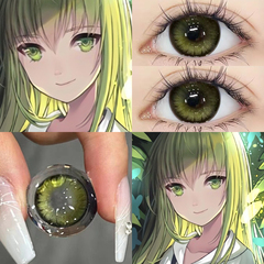 恩奇都美瞳cos奇异赝品FateStrangeFake半年抛女绿色隐形眼镜DTB