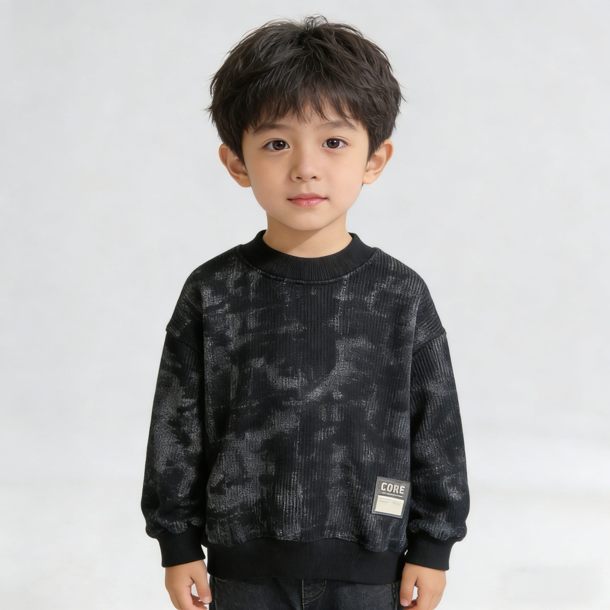 实体同步新款男大童加绒圆领卫衣时尚潮流宽松休闲百搭长袖上衣,童装/婴儿装/亲子装,卫衣/绒衫,淘宝优惠券,粉丝福利购,淘宝优惠卷