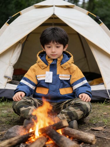 2026新款男小童棉服男保暖外套中童秋冬装休闲薄棉衣外套
