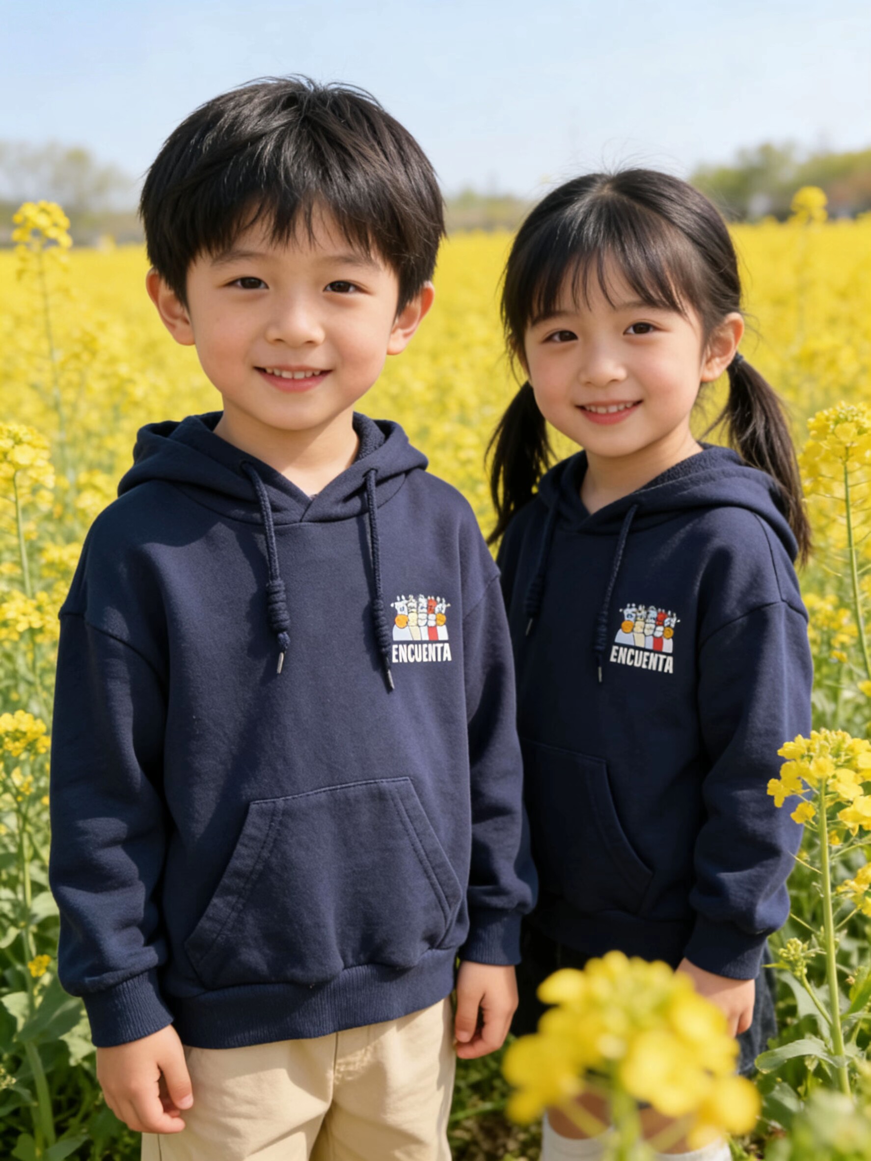 2026新款男女小童连帽卫衣春秋款洋气时髦休闲上衣卫衣