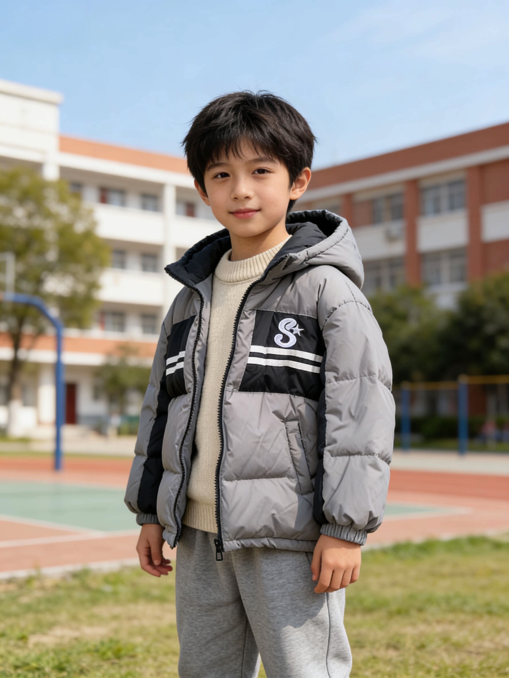 男女中童休闲保暖羽绒服冬季2026新款儿童加厚秋冬款男孩大童套潮