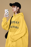 2024秋冬加绒加厚连帽卫衣潮流宽松连帽外套W9906-P40加绒P45，女装短外套，星座414-3