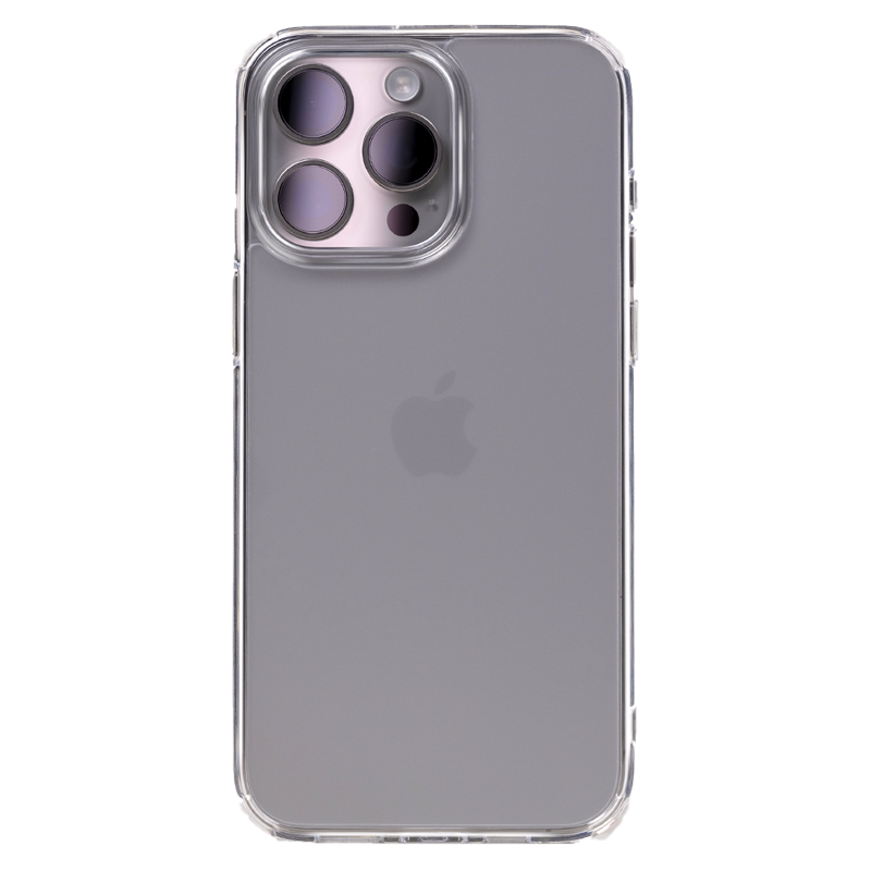 iphone15透明壳软边防摔高透磨砂