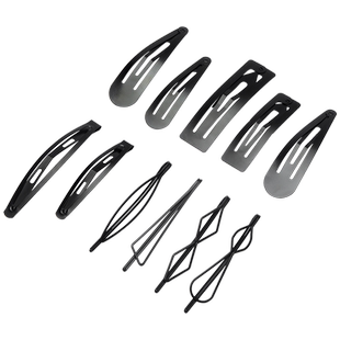 黑色发夹韩国钢夹女头饰简约侧边头发夹子刘海碎发bb夹一字小发卡