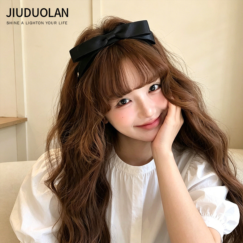 韩国织带大蝴蝶结发箍女