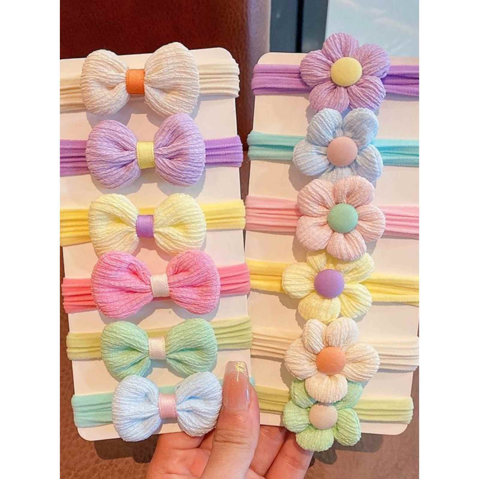 毛巾圈儿童发绳不伤发扎头绳女童弹性好发圈头饰女孩扎马尾橡皮筋