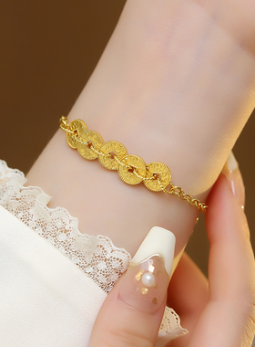 如意五帝铜钱2025新款手链轻奢