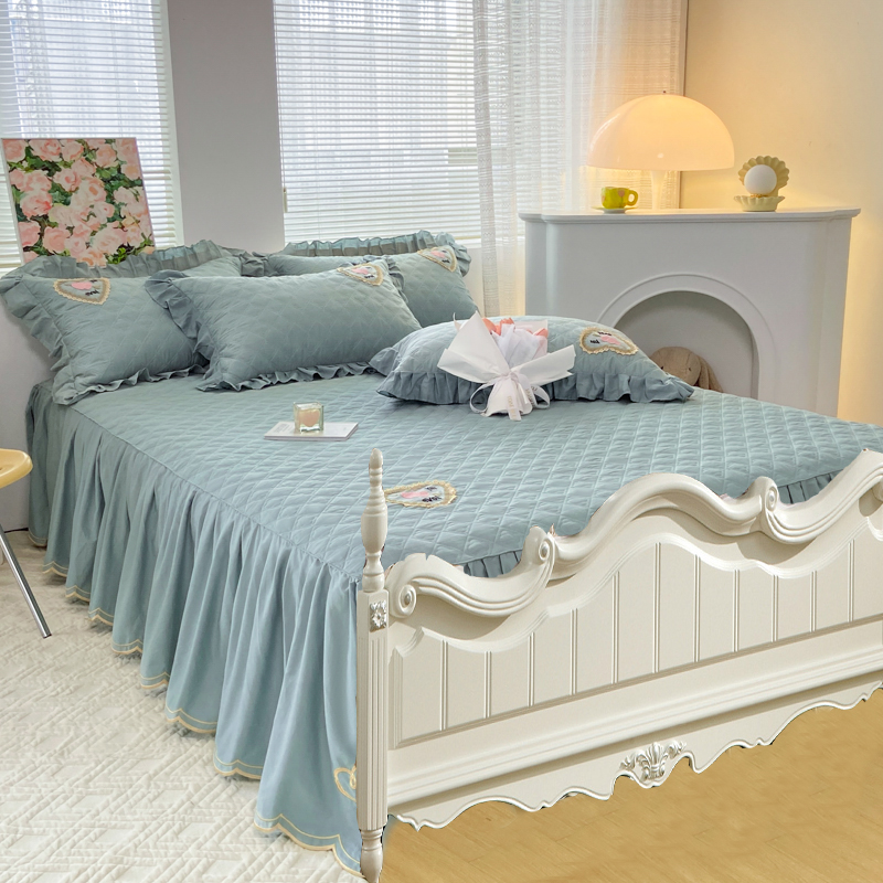 纯棉斜纹欧式无床尾四季通用