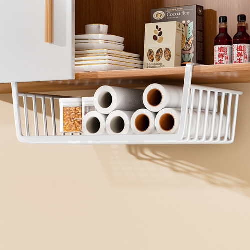 厨房收纳篮悬挂式橱柜分层置物架