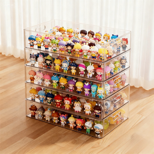 手办盲盒收纳柜公仔玩偶展示架