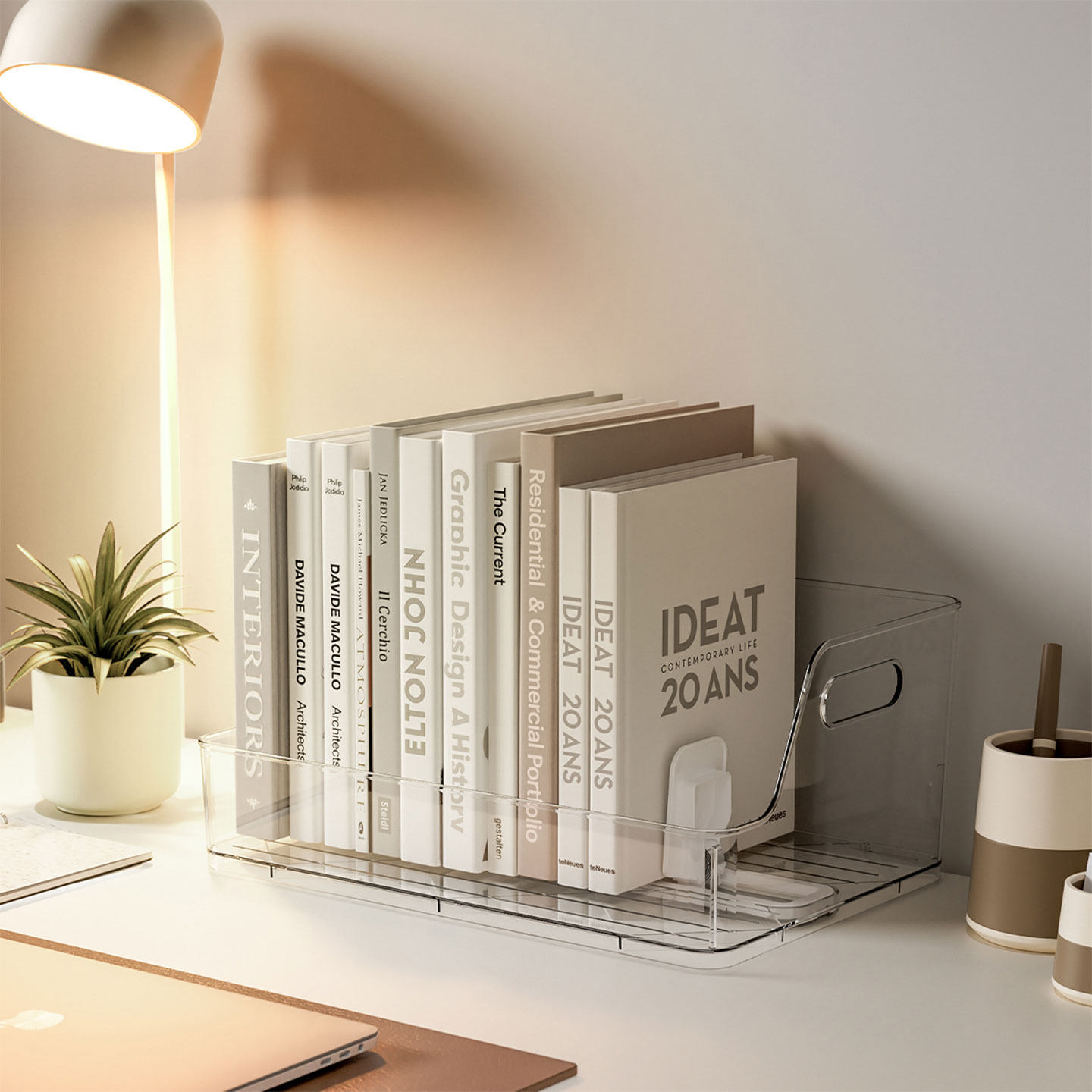 桌面书本收纳盒固定文件置物架