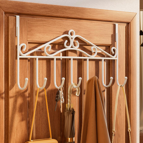 越图挂钩铁挂钩免打孔门后置物架