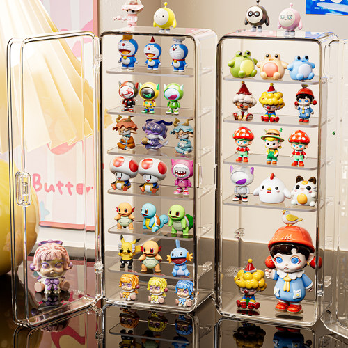 萌粒展示盒迷你摆件小公仔收纳架