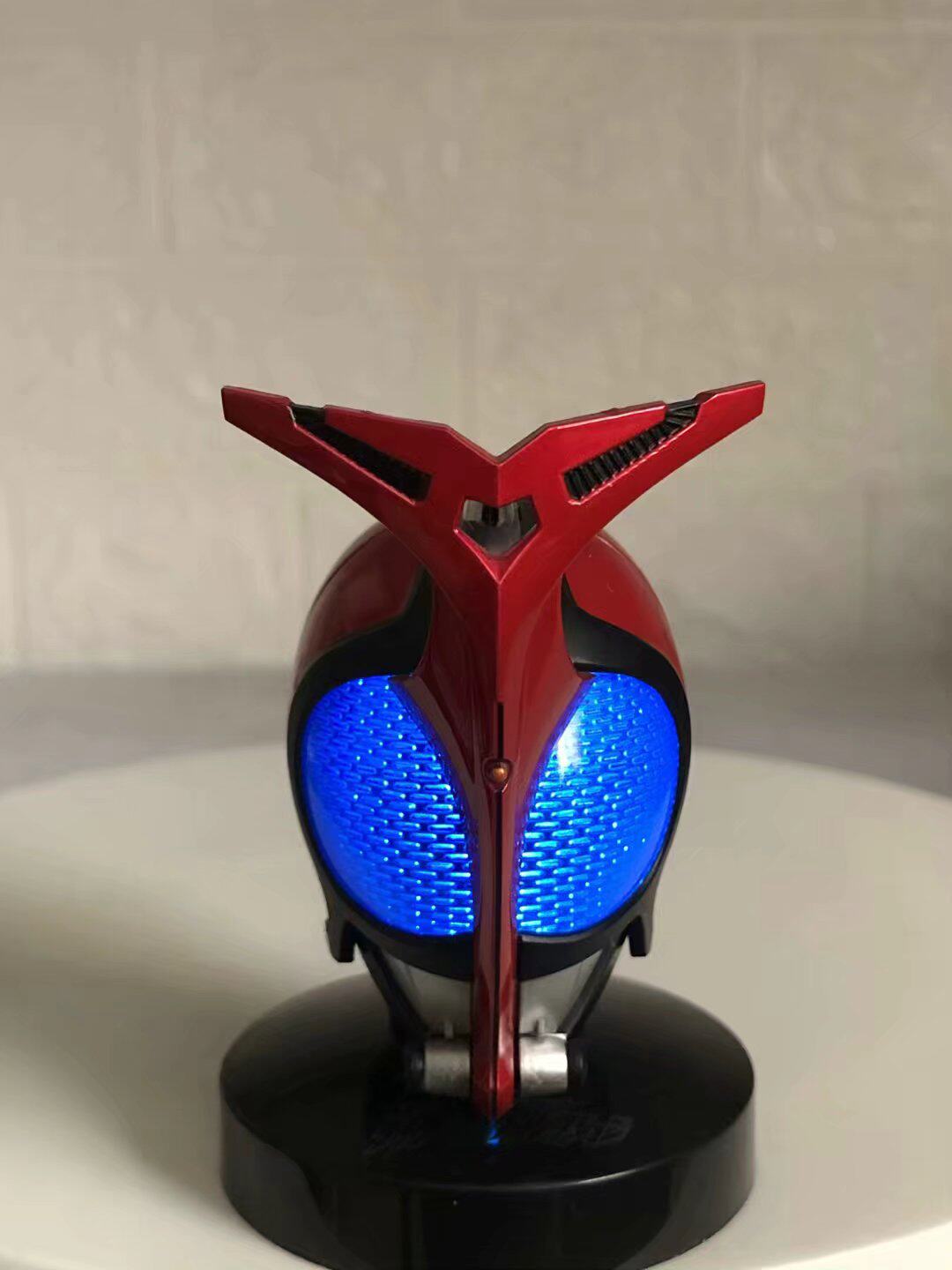 万代 假面骑士头像 盒蛋摆件 头雕 甲斗王 kabuto 刚斗 黑甲斗