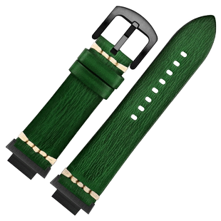 适配卡西欧手表ga2100改装配件ap八角不锈钢表壳复古真皮表带卡西欧GA-2100农家橡树改装表带表壳