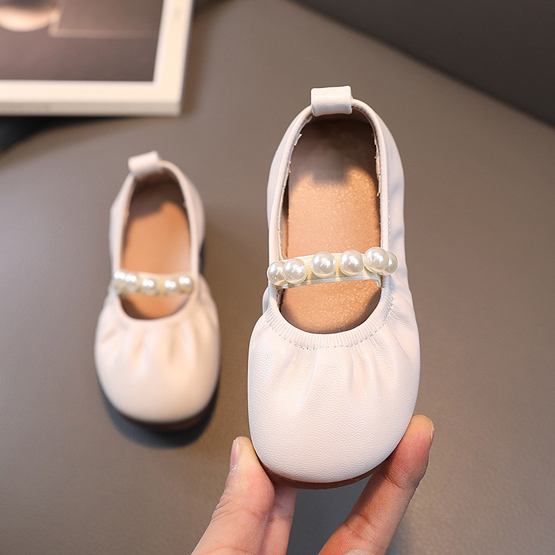 女童小皮鞋软底豆豆鞋2024新款韩版小女孩百搭单鞋中大童时尚洋气,童鞋/婴儿鞋/亲子鞋,皮鞋,淘宝优惠券,粉丝福利购,淘宝优惠卷