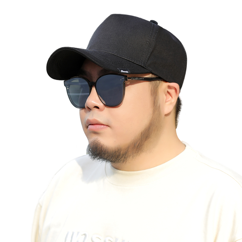 大头围帽子男秋天纯棉鸭舌帽卡车帽62cm男士洋气高顶加大棒球帽女