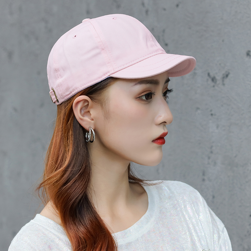 女小帽檐马术帽短沿棒球帽鸭舌帽