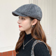 贝雷帽女八角帽画家帽报童帽蓓蕾帽潮秋天英伦秋季 日系毛呢帽子