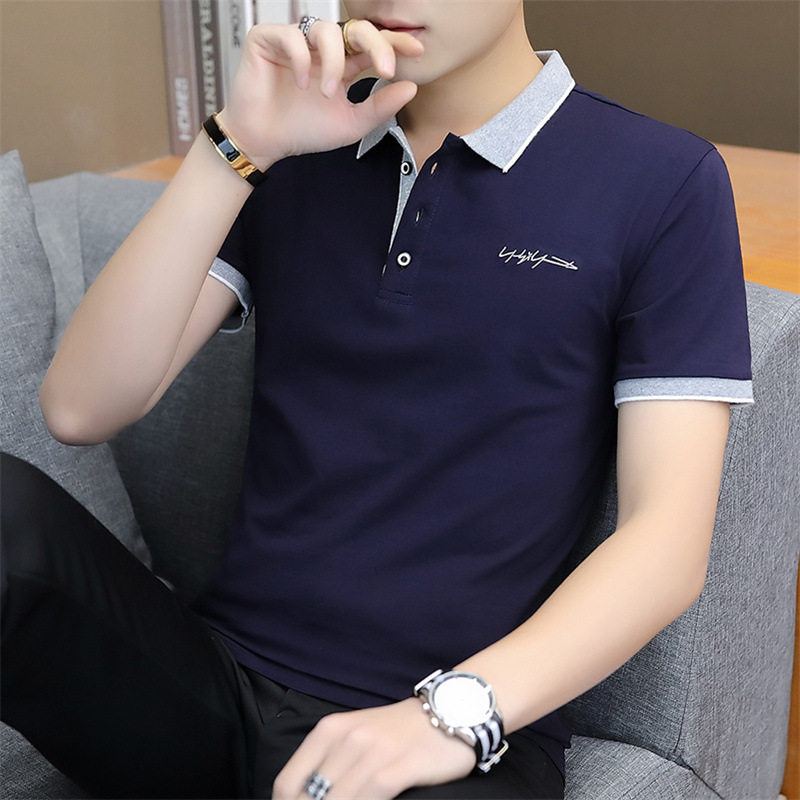 夏季短袖2024夏季衫t恤男Polo衫
