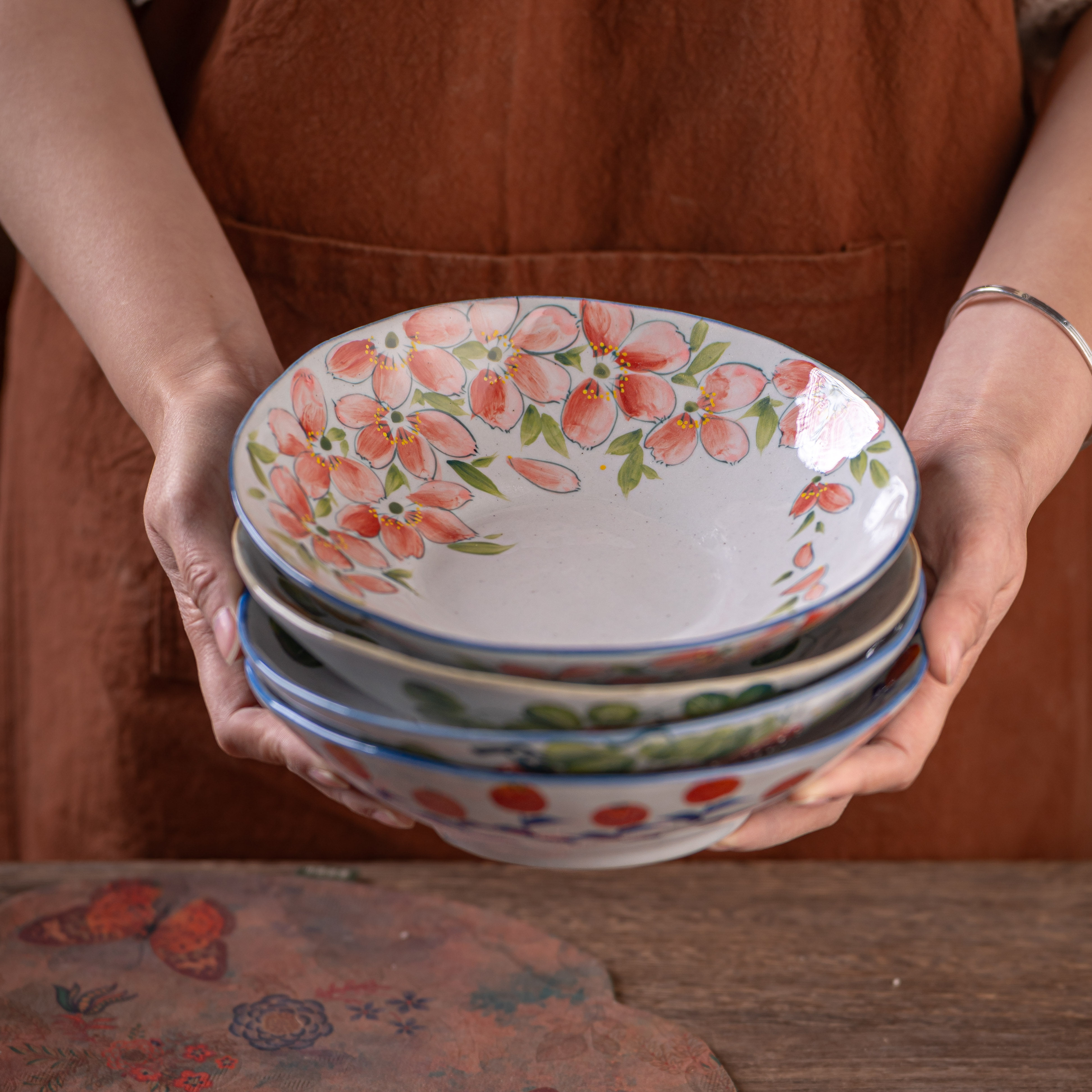 陶瓷盘子菜盘家用好看漂亮餐盘釉下彩餐具7.5寸黄金盘,餐饮具,碗,淘宝优惠券,粉丝福利购,淘宝优惠卷