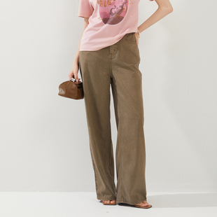 薄款 新款 阔腿裤 女薄款 子XK202644A809 休闲宽松裤 雪歌2024夏季