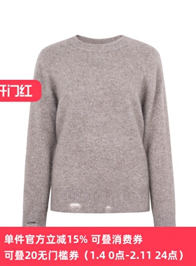 XG/雪歌2025年冬季新款圆领毛针织衫女长袖毛衣上衣XK411111AC73