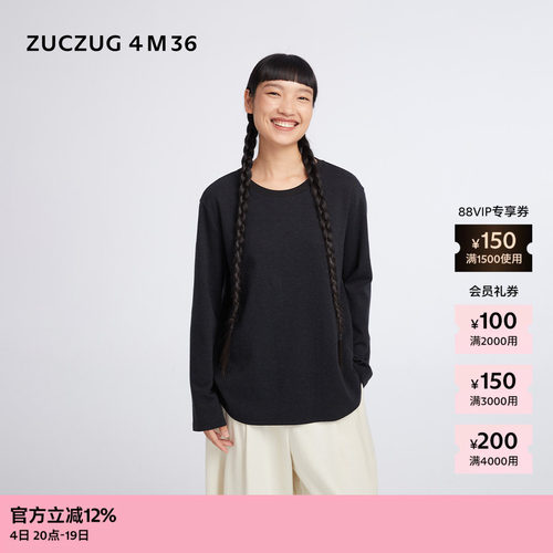 ZUCZUG4M36针织布合体长袖T恤