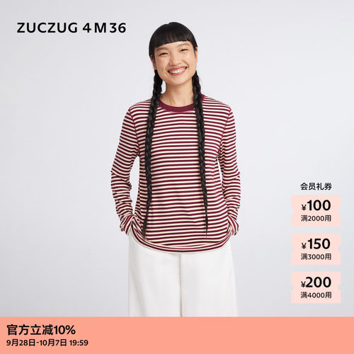 ZUCZUG4M36弹力针织布长袖T恤