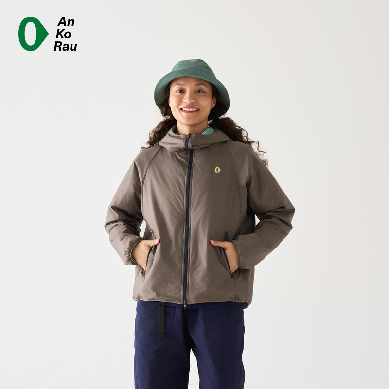 AnKoRau休闲轻量双面穿带帽外套