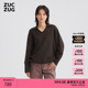 女士经典 ZUCZUG 素然秋季 休闲双面棉针织布套头卫衣