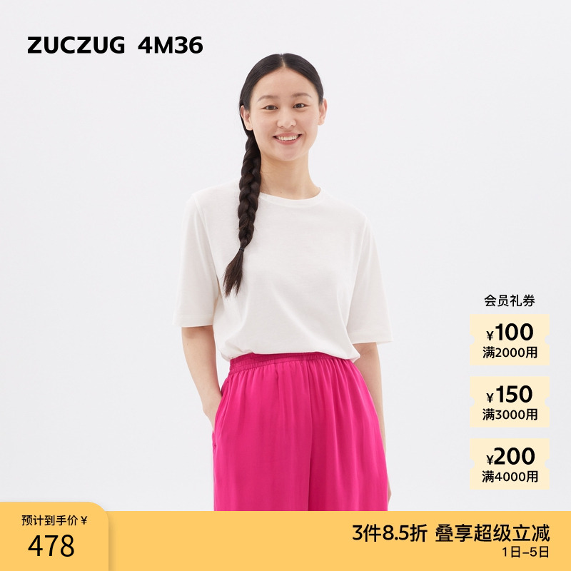 ZUCZUG4M36针织布小松短袖T恤