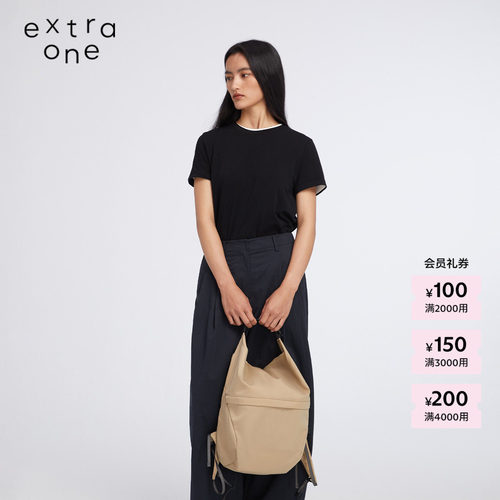 extraone防污水洗尼龙双肩包