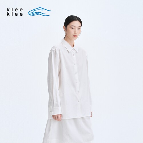 KleeKlee环保棉松弛白衬衫