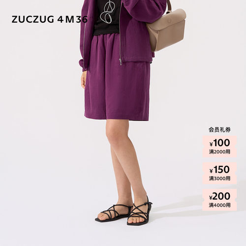 ZUCZUG4M36休闲丝麻短裤